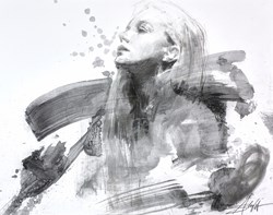 Grasp of Reality by Henry Asencio - Original on Paper sized 24x19 inches. Available from Whitewall Galleries